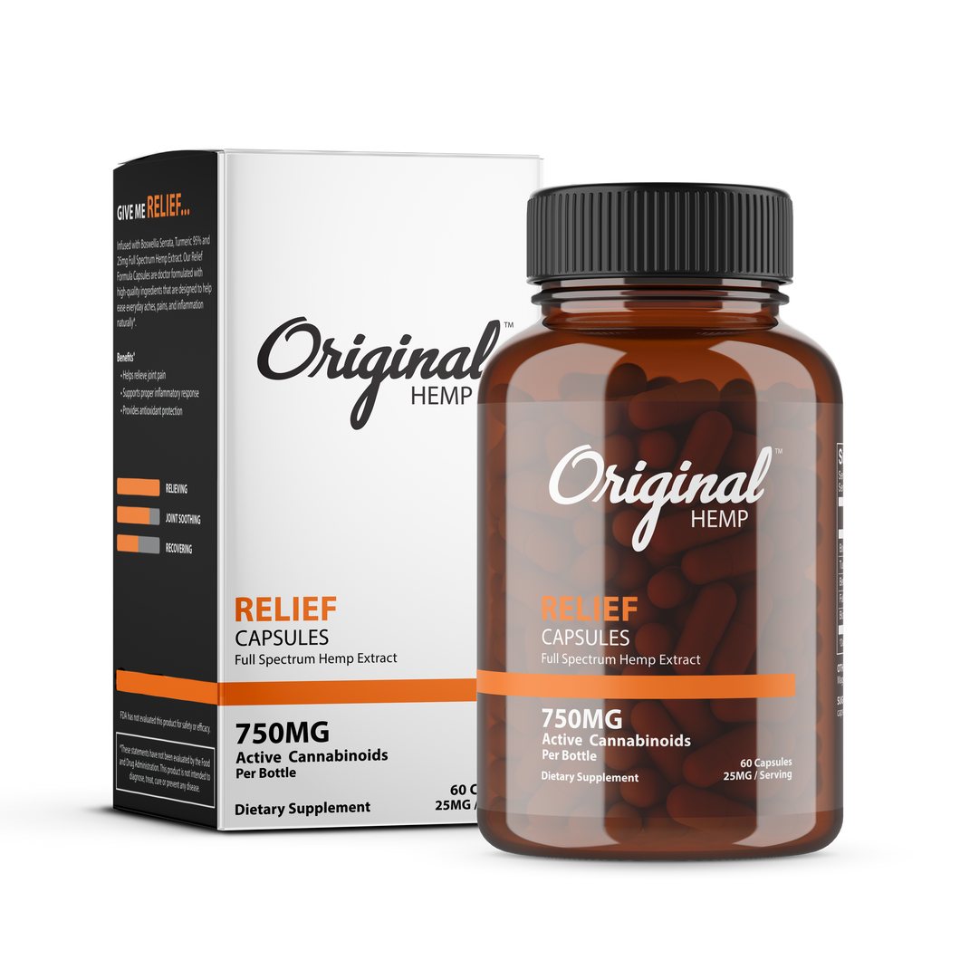 Relief | Original Hemp - Capsules - 750 mg